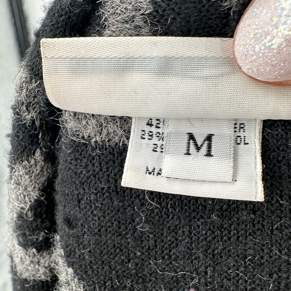 Bryn Walker Wool Blend Lagenlook Oversized Wrap Cardigan Coat Jacket Size Medium - Picture 5 of 6